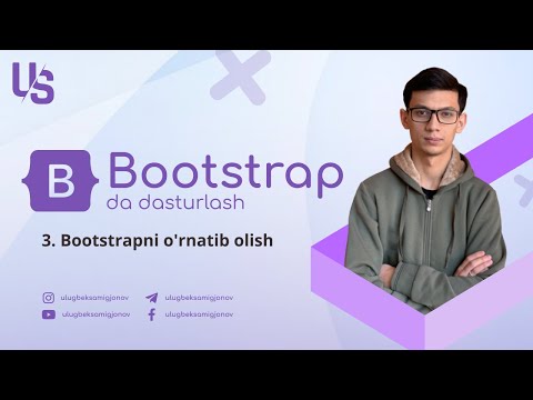 Video: Angularjs 4 ga bootstrapni qanday qo'shishim mumkin?