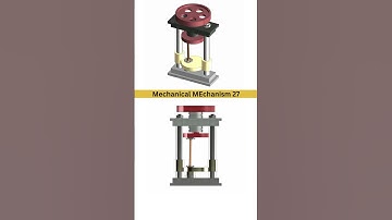 Press Machine using Spatial Slider Crank Mechanism #mechanical #mechanism #mechanicalengineering