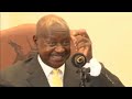 Museveni shocked, laugh off 😂 before journalists at media briefing