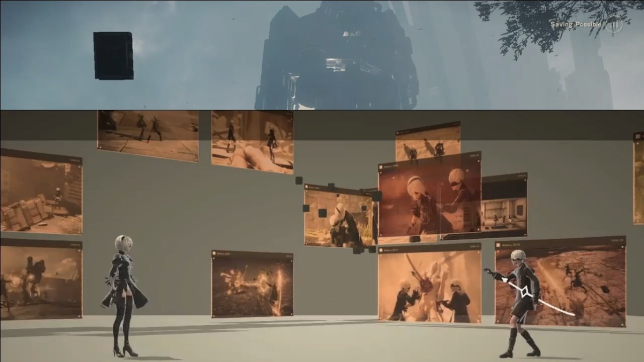 NierAutomata (Route C) 9S Obtain Keys Flooded Area / (ルートC) 認証キーの