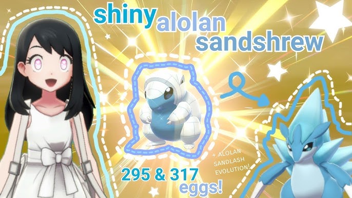 Wild Shiny Alolan Sandshrew Let's Goooo : r/PokemonGOValor