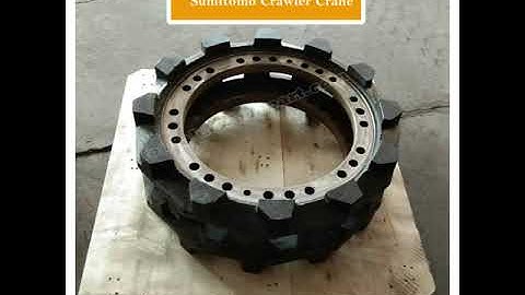 Sprocket for crawler crane