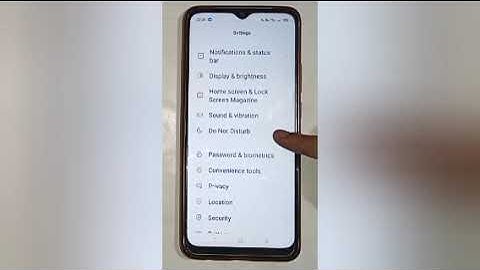OPPO A77s How to off do not distrub in oppo a11,off do not disturb setting