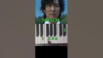 Thumbnail of Way back then " squid game 2 " Easy Piano Tutorial #squidgame #piano #howtoplay