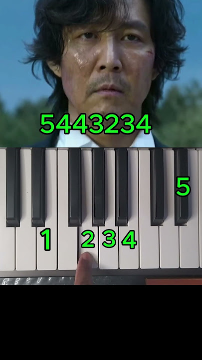 Way back then ' squid game 2 ' Easy Piano Tutorial #squidgame #piano #howtoplay