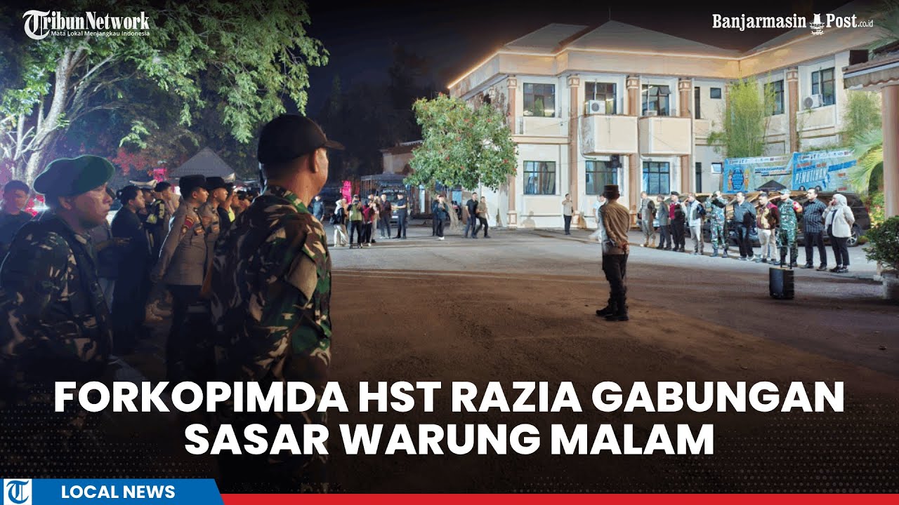 Forkopimda HST Gelar Operasi Malam, Kapolres Tekankan Ketertiban