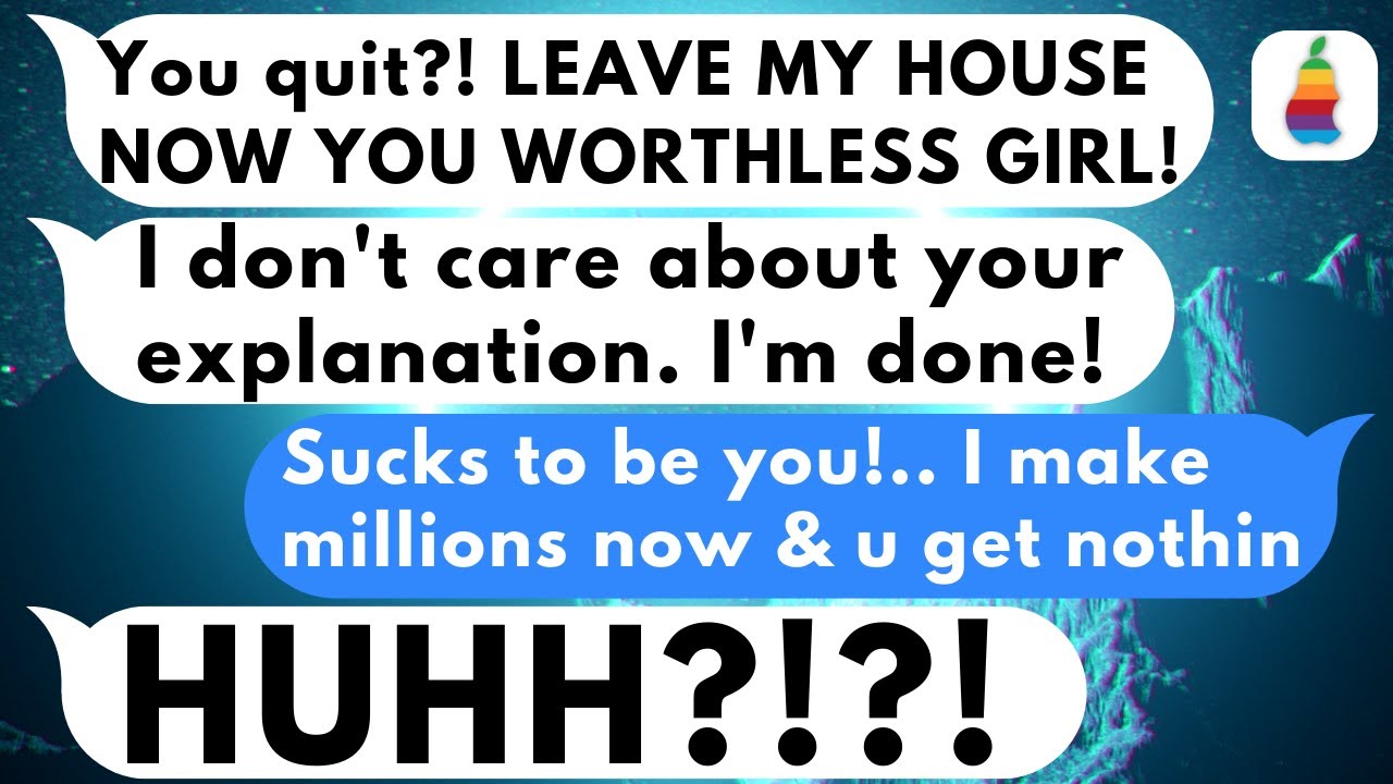 【Груша】 Мама-бестолочь отреклась от меня за то, что я уволился с работы, но теперь жалеет об этом...