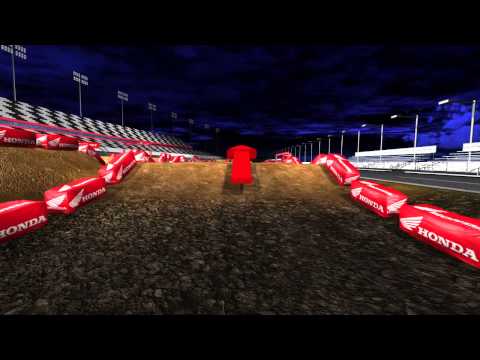 Animated Track Map 2014 Daytona Supercross Path Cam