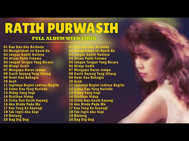 Ratih Purwasih Full Album With Lirik - Album Tembang Kenangan Sepanjang Masa - Lagu Lawas Legendaris class=