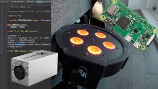 DMX Lighting Control with Raspberry Pi Zero | Home Automation #06