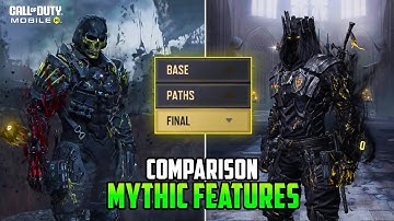 Mythic Ghost & Templar All Features & Upgrades Comparision CODM - Cod Mobile