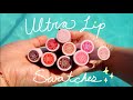 Glossier Ultra Lip Swatches + Try On (all colors)