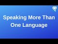 Polyglottery and Speaking More Than One Language
