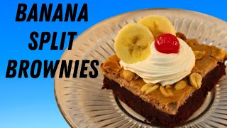 Banana Split Brownies