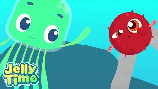 Jelly Time! - Baby Puffer Fish | Funny Animation for Kids | Adventures Under The Sea