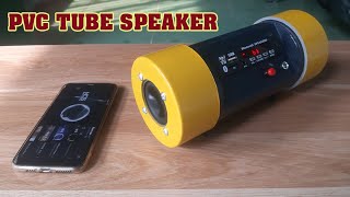 DIY Bluetooth Tube Speaker with PVC Pipe