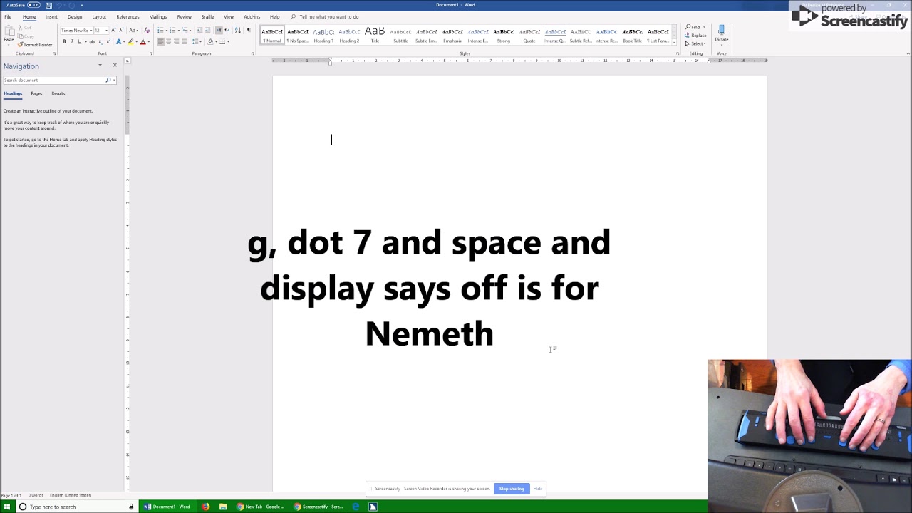 Focus 40 Braille Display-switch quickly between braille and math