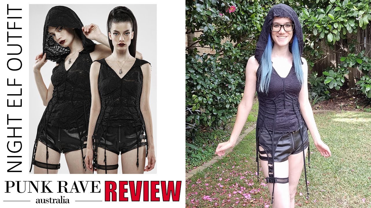 Night Elf Outfit - Punk Rave Australia Review Video - YouTube