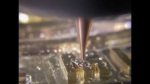 Micro-Milling 0.4mm End-Mill in CZ120 Brass