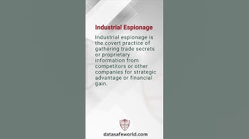 Industrial Espionage, Cybersecurity Mini Dictionary #shorts