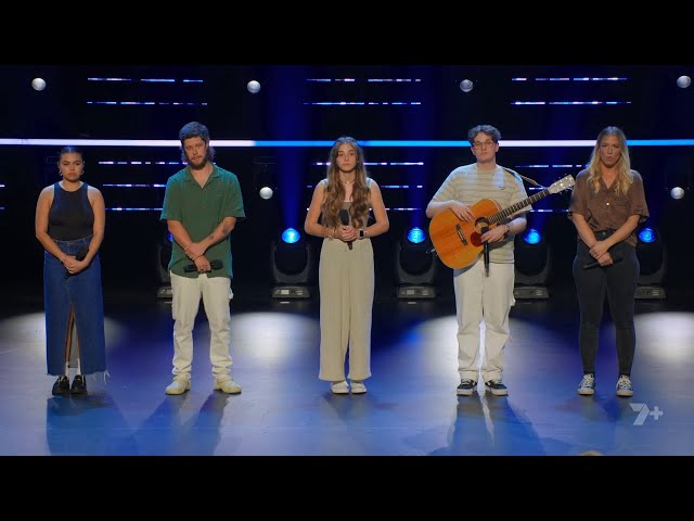 Amy, Dylan, Kiani, Bethany u0026 Jake - Always Remember Us This way | Australian Idol 2024 | Chorus Line class=
