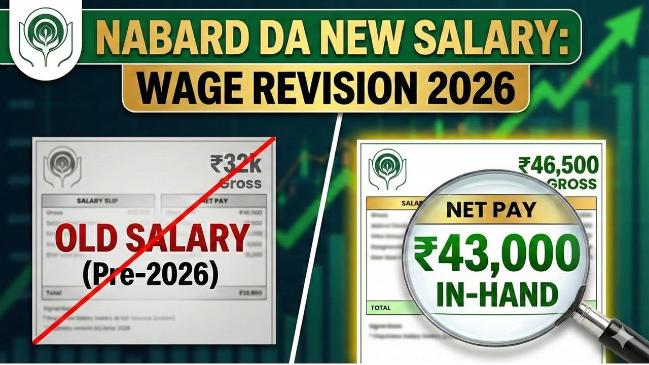 NABARD DA Salary After Revision 2026 | कितना In-Hand मिलेगा?