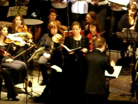 21 yers old Alisa Kolosova sings Handel oratoria "...