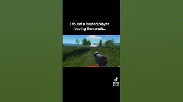 Rust Console I found a loaded player leaving the ranch…#shots