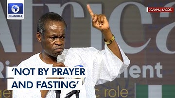 Africa Won’t Rise By Prayer And Fasting – Prof Lumumba