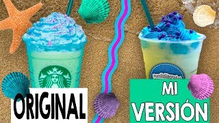 DIY | ¡HAZ TU PROPIO MERMAID FRAPPUCCINO FÁCIL! | RECETA ORIGINAL | PumitaNegraArt