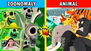 ZOONOMALY VS ANIMALES LA ANIMACIÓN - REACCION THEKALO