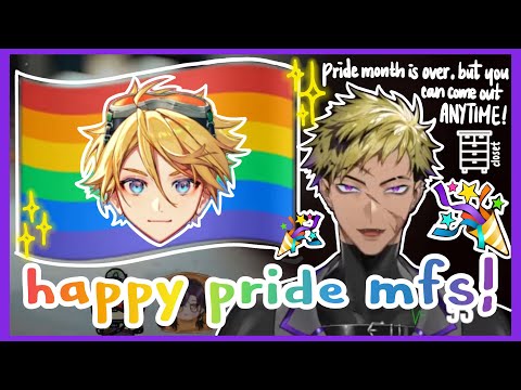 wilson: i'm finally out of the closet! (literally), vanta: HAPPY PRIDE MFS!! #krisis 【NIJISANJI EN】