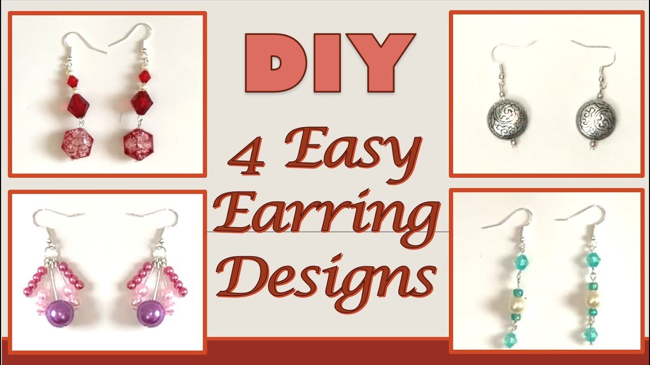 5 easy Pearl Earring Design | DIY | 5 min Craft | Hand made jewelry | Art  with Creativity - YouTube | Pearl earrings designs, Diy earrings, Jewelry  making