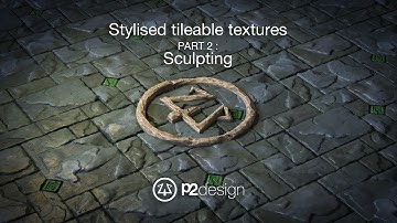 P2design Stylised tileable ROCK MAPS tutorial part 02