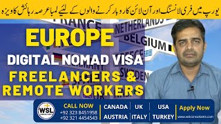 Digital Nomad Visa in Europe for Freelancers and Remote Workers | Settle and Work Abroad