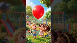 Leo’s Runaway Balloon! 🎈😂 | Funny Kids Adventure #Shorts