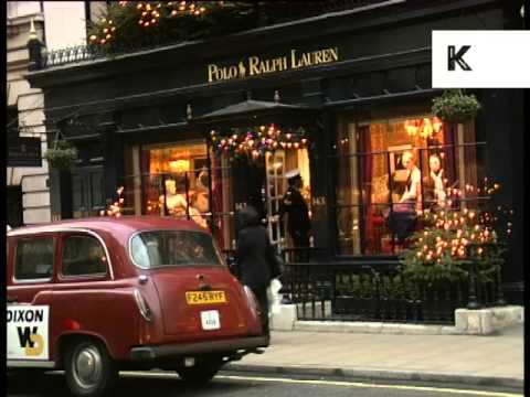 1996 oxford street and regent street london christmas christmas clip on lights