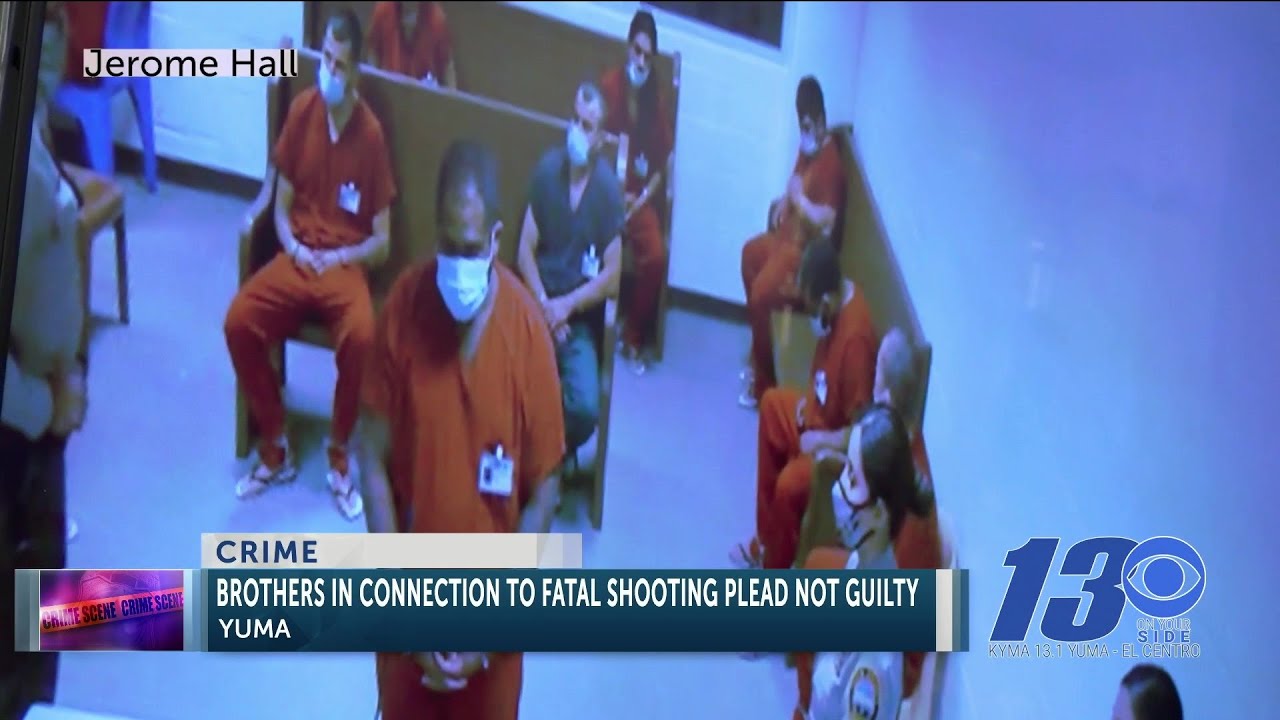 Yuma brothers plead not guilty to murder charges - YouTube