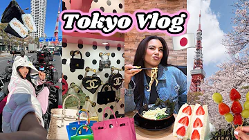 TOKYO VLOG 🇯🇵 things to eat, night out in shibuya, hotel, vintage designer shopping & more!