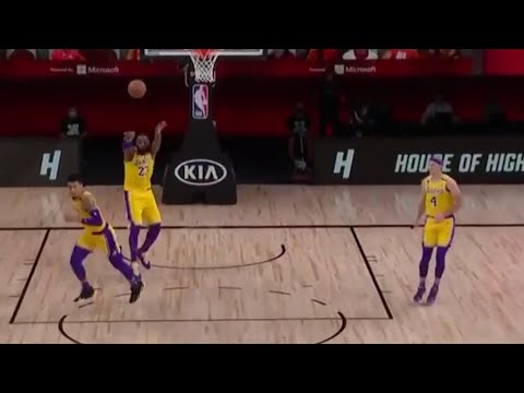 LeBron PERFECT FULL COURT PASS!!! | Lakers vs Houston game 4 semifinals NBA Bubble Playoffs 2020