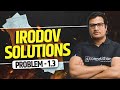 Irodov Solutions (Mechanics) Problem 1.3 | #jeeadvanced  #jeemains
