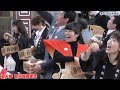 通天閣「節分福豆まき」 赤井英和さん、三倉茉奈さんら参加 通天閣「節分福豆まき」 赤井英和さん、三倉茉奈さんら参加