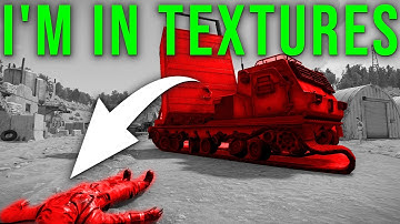 RUST how to get into textures and be invisible in rust. bug/glitch