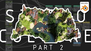 Procedural World Builder in Blender 2.83 Part 2 - Studio Culture Livestream