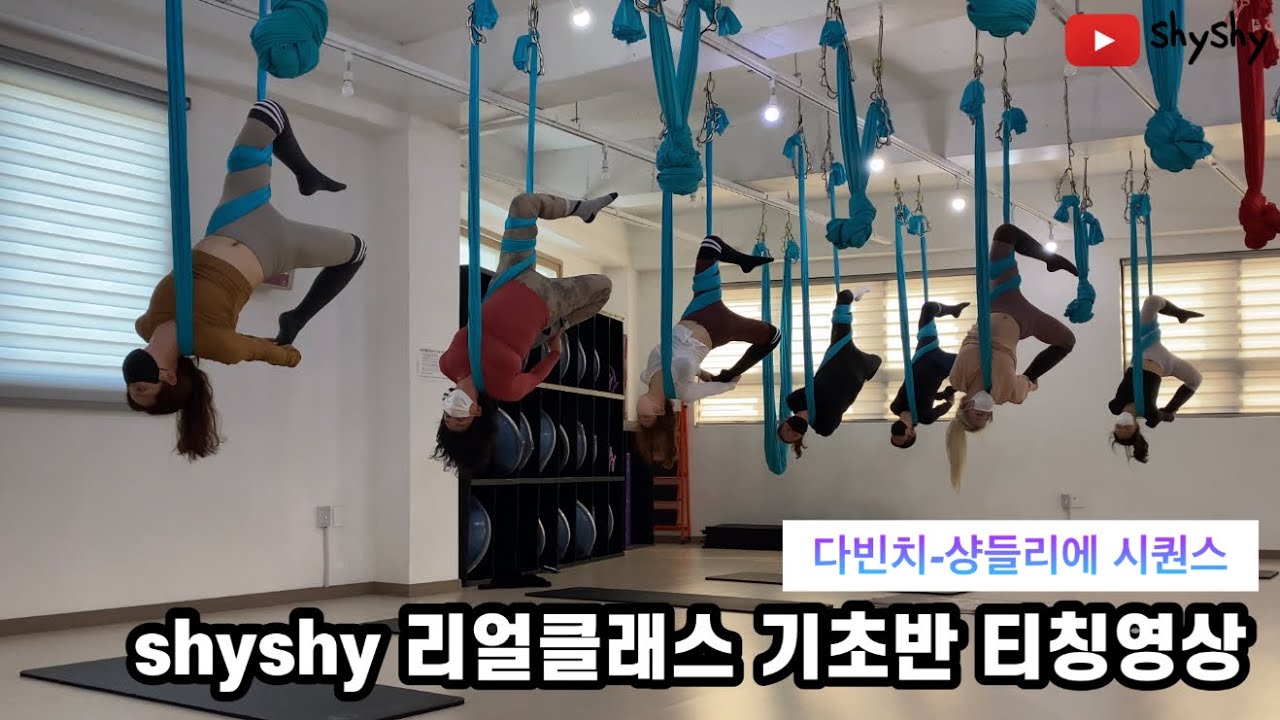 #플라잉요가 설명영상 기초반 다빈치 시퀀스 티칭영상