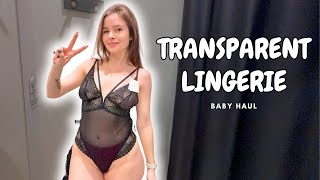 See-Through Try On Haul | Transparent Lingerie and Clothes | Try-On Haul 2024