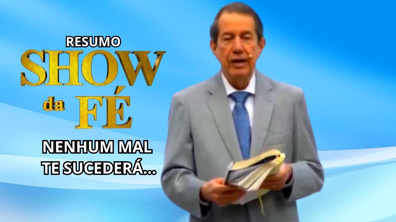 Show da Fé | O MAL NÃO PODE TOCAR VOCÊ.  | RR SOARES