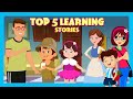 Top 5 Learning Stories for Kids | Bedtime Stories | Short English Stories | Tia &amp; Tofu