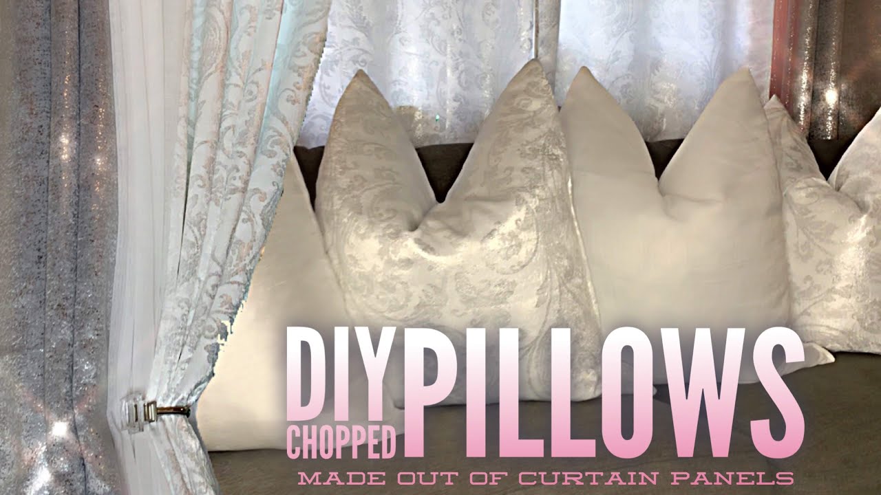 DIY How To Make A Pillow Custom Chopped Pillows YouTube DIY How To Make A Pillow Custom Chopped Pillows YouTube
