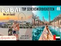 Dubai, wir sind zurück!  die besten Sehenswürdigkeiten 2023 #1 | Urlaub mit Baby |4K